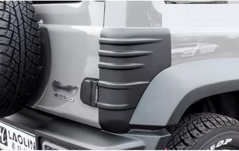 ABS Exterior Front & Rear Auto Wrap Angle Protection Cover Trim,Fit for Suzuki Jimny 2-Door/4-Door 2019-2025,Car Anti-Collision Protection Skins & Decals Accessories (Black Front & Rear) in Saudi Arabia