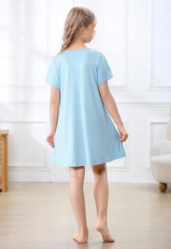 Umeyda Girls & Women's Soft Nightgowns Sleep Shirts Sleepwear Nightdress in Saudi Arabia
