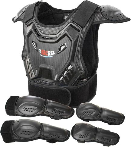 Kids Armor Vest Suit for Dirt Bike, Back Chest Protector for Motocross ATV ,Youth Extreme Sports Protective Gear in Kuwait