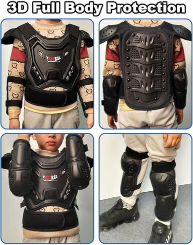 Kids Armor Vest Suit for Dirt Bike, Back Chest Protector for Motocross ATV ,Youth Extreme Sports Protective Gear in Kuwait