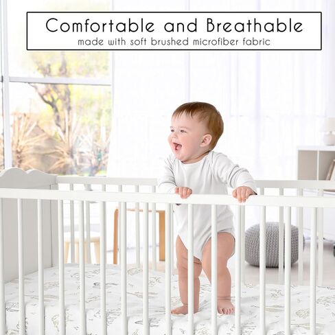 Sweet Jojo Designs Boho Aztec Geometric Boy or Girl Fitted Crib Sheet Baby or Toddler Bed Nursery - Gender Neutral Beige Taupe Tan and White Bohemian Southwest Tribal for Llama Collection in Kuwait