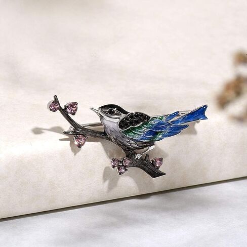 Santuzza 925 Sterling Silver Enamel Brooch Pin for Women in Saudi Arabia