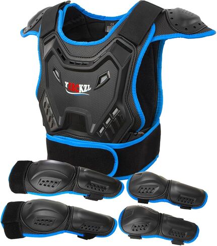 Kids Armor Vest Suit for Dirt Bike, Back Chest Protector for Motocross ATV ,Youth Extreme Sports Protective Gear in Kuwait
