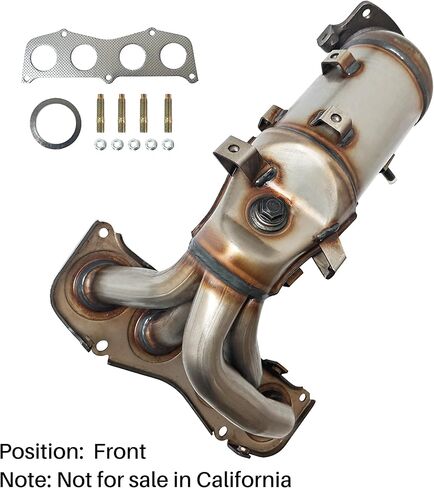 [خلفي] المحول الحفاز FortunaFlow متوافق مع Toyota Camry/Solara 1997-2001 2.2L، استبدل 55205 (متوافق مع EPA + قياسي) in Kuwait
