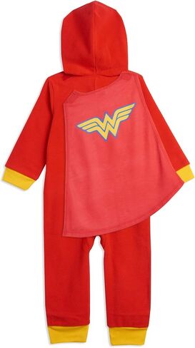 DC Comics Justice League Batgirl Supergirl Wonder Woman Costume Onesie Pajama Coveralls in Kuwait