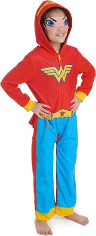 DC Comics Justice League Batgirl Supergirl Wonder Woman Costume Onesie Pajama Coveralls in Kuwait