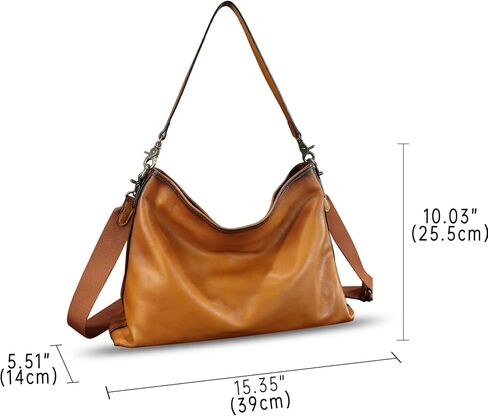 Genuine Leather Hobo Bag for Women Tote Bag Vintage Handmade Shoulder Bag Crossbody Satchel Purses Pouch in Kuwait