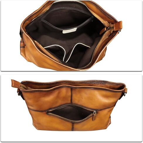 Genuine Leather Hobo Bag for Women Tote Bag Vintage Handmade Shoulder Bag Crossbody Satchel Purses Pouch in Kuwait