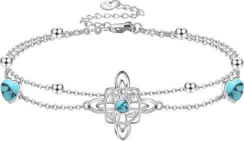 Witches Knot Bracelet Sterling Silver Witches Knot Heart Bracelet Witchy Jewelry Gifts for Women in Kuwait