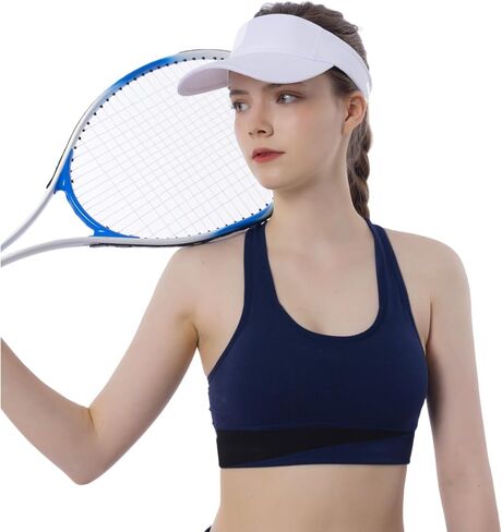 Sports Sun Visor Hats Athletic Cotton Adjustable Cap for Women and Men in Saudi Arabia