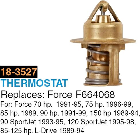 18-43175 Outboard Thermostat for Mercury Mariner 8 9.9 15 20 25 35 HP 855676002Opens in a new window or tab in Saudi Arabia