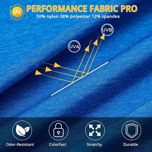 Fishing Shirts for Men Long Sleeve: UPF 100+ UV Sun Protection Hoodie - Swimming Hiking Outdoor Running Rash Guard in Saudi Arabia