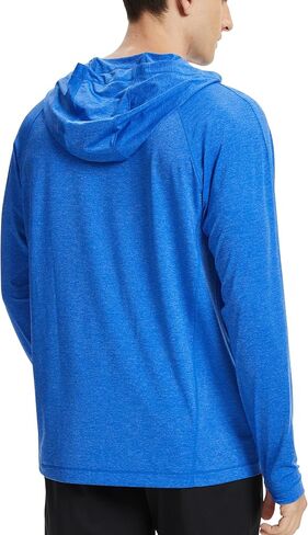 Fishing Shirts for Men Long Sleeve: UPF 100+ UV Sun Protection Hoodie - Swimming Hiking Outdoor Running Rash Guard in Saudi Arabia