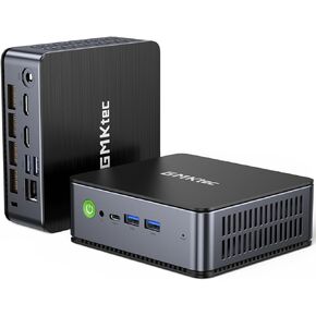 كمبيوتر ألعاب صغير AMD Ryzen 9 7940HS 2 تيرابايت PCIe4.0 SSD 32 جيجابايت DDR5 5600 ميجاهرتز، أجهزة كمبيوتر سطح المكتب الصغيرة Windows 11 pro، Radeon 780M Graphics، 2.5 جيجابت في الثانية LAN، HDMI 2.1، 8K USB 4.0 in Kuwait