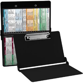Whitecoat® Clipboard - Pharmacy Edition (Bi-Fold, Black)