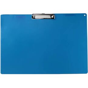 Acocony 11x17 Clipboard Landscape with Ruler Extra Large Clipboard Low Profile Clip 11 x 17 Clipping Board Plastic Blue Pack of 1