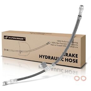 A-Premium Front Driver Brake Hydraulic Hose Compatible with Select Hyundai Models - Accent 1995-2005, Elantra 1996-1998 1.8L 1999-2000 2.0L, Tiburon 1997-2001 - Replace# 5873122000