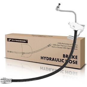 A-Premium Rear Passenger Brake Hydraulic Hose Compatible with Chevy Models - Cruze 2011-2015 1.4L 1.8L 2.0L, Cruze Limited 2016 1.4L 1.8L, with Rear Drum Brakes - Replace# 13360000