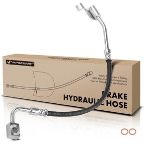 A-Premium Rear Driver Brake Hydraulic Hose Compatible with Jeep Models - Wrangler 2008 2009 2010 2011 2012 - Replace# 52059885AE
