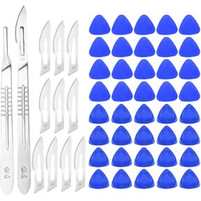 MECCANIXITY Device Opening Repair Tools Stainless Iron 137mm x 2mm for Laptop PC Repair Silver 1set