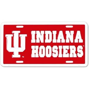 (6x12) Indiana Hoosier NCAA Tin License Plate