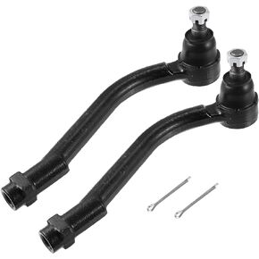 X AUTOHAUX 2pcs Front Outer Tie Rod End Links Suspension Steering Tie Rod End Kit ES800035 ES800055 for Hyundai Santa Fe 2007-2012 for Kia Sorento 2011-2013 for Hyundai Veracruz