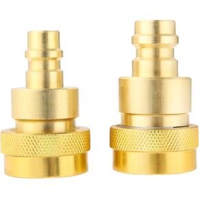 gohantee R134a to R1234yf Adapter, R1234yf Conversion Kit, Air Conditioner R134a to R1234yf Quick Adapter Adjustable High and Low Voltage Connector Compatible with R1234yf Refrigerant System