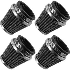 12mm Cold Air Intake Filter for Motorcycle Turbo Vent Breather Air Intake Black- 2Pcs in Saudi Arabia