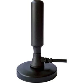 Audiobox ANT-300 Antenna | Crystal-Clear HDTV Powerful Antenna - Supports HD/DTV/VHF/UHF, 1080P/1080i/720p, Magnetic Base, and 25+ Mile Range