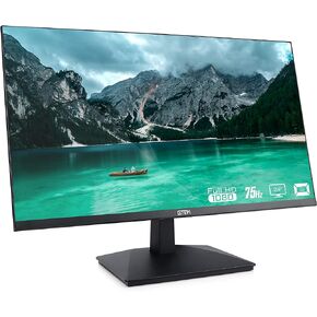 شاشة كمبيوتر 24 بوصة 75 هرتز بدون إطار، شاشة LED FHD 1080 بكسل، شاشة LCD احترافية للأعمال المكتبية، HDMI VGA، معدل التحديث، قابلة للتركيب VESA - F2407V-D03 in Kuwait