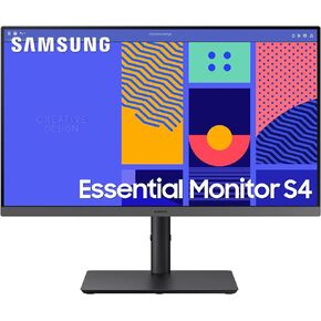 SAMSUNG 27-Inch S43GC Series Business Essential Computer Monitor, IPS Panel, Height Adjustable Stand, Triple Input, New DisplayPort, 100Hz, AMD FreeSync, Advanced Eye Care LS27C432GANXZA, 2024
