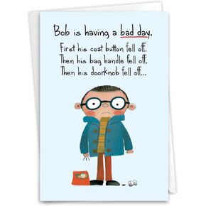 NobleWorks - Funny Happy Birthday Note Card with Envelope (4.63 x 6.75 Inch) - Bday Greeting Card for Women and Men - Congrats Bday Celebration Notecard - Age and Wisdom C9565BDG in Kuwait