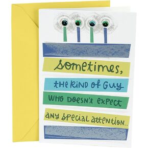 Hallmark Birthday Card for Him (Extra Attention), Color Band Cake (0499RZB1194)