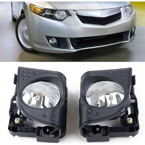 labwork Fog Lights Lamps Assembly Replacement for 2009-2010 Acura TSX Driving Fog Lights Lamps without Bulbs Fog Light Covers Driver and Passenger Side