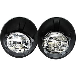 RP Remarkable Power, Fog Light for 2010 2011 2012 2013 10 11 12 13 Camaro Front Bumper Fog Lamps Left and Right (Driver& Passenger Side) pair with PS24W Halogen Bulbs Clear Lens FL7079