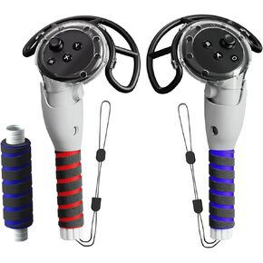 3 in 1 Handle Attachments for Meta Quest 3 Controller Grips Accessories, VR Handle Extender Extension Grips for Oculus Quest 3 Beat Saber, Golf Club, Gorilla Tag Long Arms, Rowing Crew in Kuwait