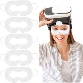 VR Face Cover, Disposable Sweat Guard Compatible with Vision Pro Meta Quest 3, Breathable Eye Mask Cover Face Pads Face Dry Cool Guard Cover VR Accessories (30) in Saudi Arabia