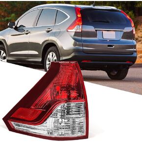 Tail Light for Honda CRV 2015 2016 Taillight Assembly Brake Lamp Replacement 33500-T1W-A01 Driver Side (Left)