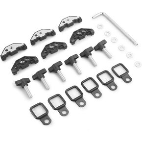 Hard Top Retainer Nut with Clip＆Quick Removal Fastener Thumb Screws Nuts&D Ring Tie Down Anchors for Jeep Wrangler JK 07-18 in Saudi Arabia