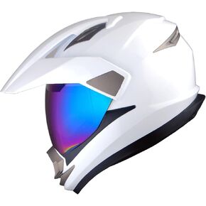 1Storm Dual Sport Helmet Motorcycle Full Face Motocross Off Road Bike Matt Black