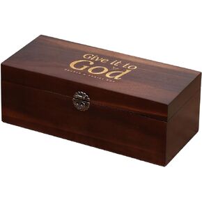 Prayer Box, with Double Sided Cards, Engraved Gold Lettering, Designed Interior