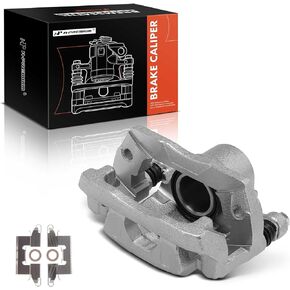 A-Premium Disc Brake Caliper Assembly with Bracket Compatible with Select Ford, Lincoln and Mazda Models - Edge/MKX 2007-2010, CX-7 2007-2012, Sport Utility - Rear Left Driver Side