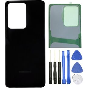 ubrokeifixit Galaxy S20 Ultra Rear Back Glass Cover Replacement for Samsung Galaxy S20 Ultra 6.9" LTE G988B/DS,S20 Ultra 5G SM-G988(NOT for S20+ 6.7",NOT for S20 6.2") (Black/Camera Lens)
