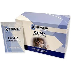 Travel CPAP Mask Wipe Towelette Pack of 30 Unscented Wipes
