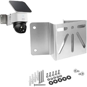 WiTi Exterior Outside Wall Corner Mount Metal Bracket for PTZ Camera Small Size, Stainles Steel Holder Wide View Angle CCTV Surveillance Camera Adapter