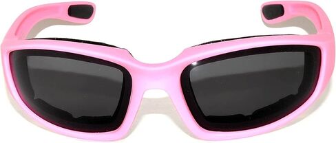 Motorcycle Padded Foam Glasses Smoke Mirror Clear Lens in Saudi Arabia