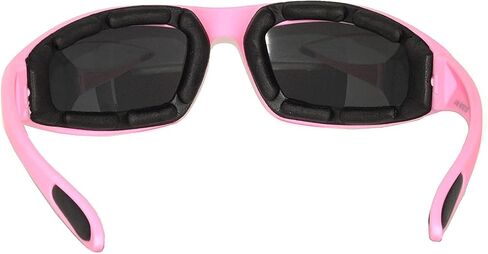 Motorcycle Padded Foam Glasses Smoke Mirror Clear Lens in Saudi Arabia