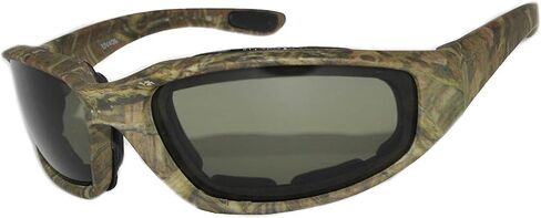 Motorcycle Padded Foam Glasses Smoke Mirror Clear Lens in Saudi Arabia