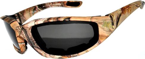 Motorcycle Padded Foam Glasses Smoke Mirror Clear Lens in Saudi Arabia