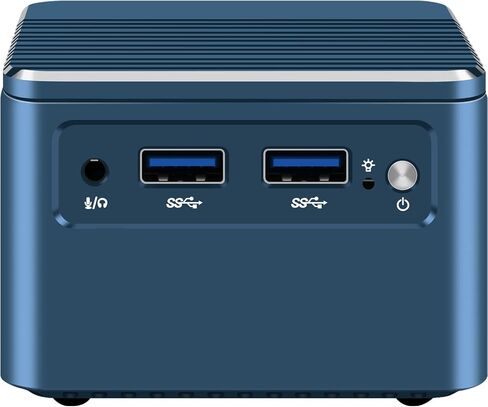 MR-M1 كمبيوتر صغير N100 DDR5 4C/4T، 16 جيجابايت LPDDR5 512 جيجابايت NVMe SSD، كمبيوتر صغير للجيب 4K شاشة مزدوجة Win11، 4 LAN 2.5 جيجا بايت، كمبيوتر مكتبي صغير منخفض الطاقة، HTPC in Kuwait